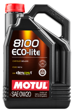 Cargar imagen en el visor de la galería, Motul 5L Synthetic Engine Oil 8100 0W20 ECO-LITE - Single