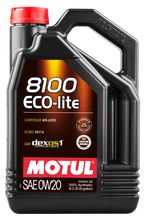 Load image into Gallery viewer, Motul 5L Synthetic Engine Oil 8100 0W20 ECO-LITE - Single