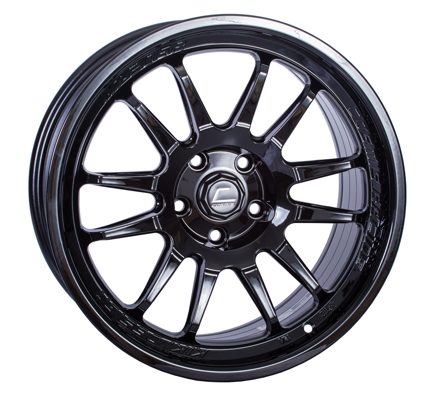 COSMIS Racing Wheels - XT-206R Black Wheel 17x8 +30mm 5x114.3 - 2to4wheels