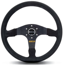 Load image into Gallery viewer, Sparco Steering Wheel 375 Suede Black - (MPN # 015R375PSN) - 2to4wheels
