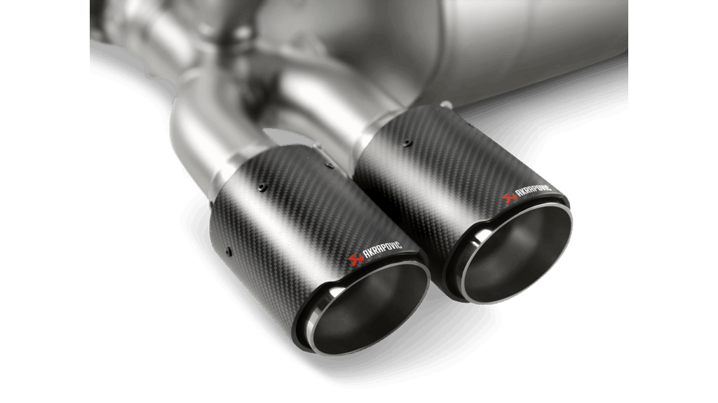Akrapovic Tail Pipe Set (Carbon) for 2014-17 BMW M3/M4 (F80/F82) - TP-CT/26 - 2to4wheels
