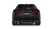 Load image into Gallery viewer, Akrapovic Evolution Line Cat Back (Titanium) w/Carbon Fiber/Titanium Tips for 2020+ Audi RS Q8 (4M) - 2to4wheels