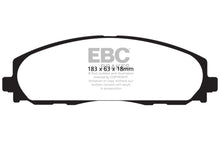 Load image into Gallery viewer, EBC 2016+ Chrysler Pacifica (Ru) 3.6L Orangestuff Front Brake Pads