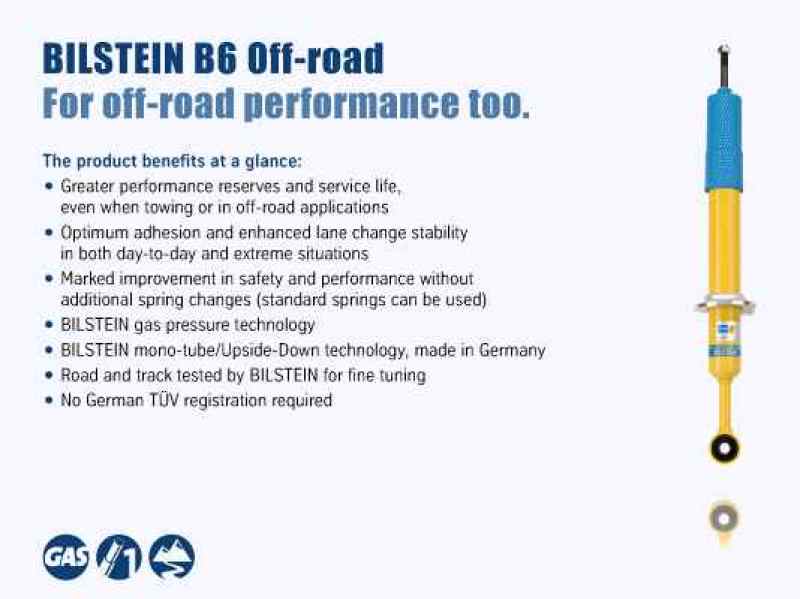 Bilstein 4600 Series 15-16 Ford F-150 XL/XLT/Lariat/Platinum Front 46mm Monotube Shock Absorber