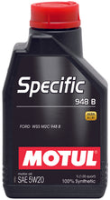 गैलरी व्यूवर में इमेज लोड करें, Motul 1L OEM Synthetic Engine Oil SPECIFIC 948B - 5W20 - Acea A1/B1 Ford M2C 948B - Case of 12
