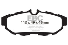 Load image into Gallery viewer, EBC 10-14 Ford Mustang 3.7 Greenstuff Rear Brake Pads