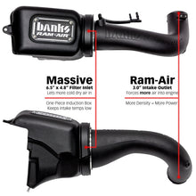 Load image into Gallery viewer, Banks Power 18-21 Jeep 2.0L Turbo Wrangler (JL) Dry Filter Ram-Air Intake System
