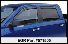 Load image into Gallery viewer, EGR 07-13 Chev Silverado/GMC Sierra Ext Cab In-Channel Window Visors - Set of 4 - Matte (571505)