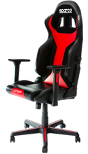 Load image into Gallery viewer, Sparco Game Chair GRIP SKY BLK/RED