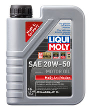 Load image into Gallery viewer, LIQUI MOLY 1L MoS2 Anti-Friction Motor Oil 20W50 - Single