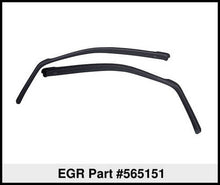 Load image into Gallery viewer, EGR 07+ Jeep Wrangler (Fronts Only) In-Channel Window Visors - Set of 2 (565151)