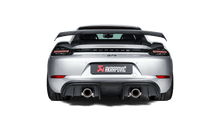 Carica l&#39;immagine nel visualizzatore di Gallery, Akrapovic Tail Pipe Set (Titanium) for 2020+ Porsche Cayman GT4 (718) - (MPN # TP-T/S/27) - 2to4wheels