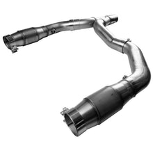 Carica l&#39;immagine nel visualizzatore di Gallery, Kooks 98-02 F Body LS1 5.7L 3in GREEN Cat SS Y-Pipe SS (To OEM Conn.) Kooks HDR Req