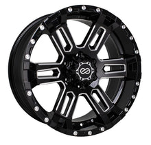 Load image into Gallery viewer, Enkei Commander 18x8.5 30mm Offset 6x139.7 Bolt Pattern 78 Bore Black Machined Wheel