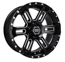 Laden Sie das Bild in den Galerie-Viewer, Enkei Commander 18x8.5 20mm Offset 5x127 Bolt Pattern 71.6 Bore Black Machined Wheel