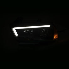 Carica l&#39;immagine nel visualizzatore di Gallery, ANZO 11-14 Dodge Charger Projector Headlights w/ Plank Style Design Black