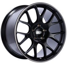 Load image into Gallery viewer, BBS CH-R 20x11.5 5x130 ET47 CB71.6 Satin Black Polished Rim Protector Wheel