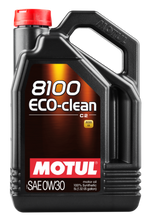 Load image into Gallery viewer, Motul 5L Synthetic Engine Oil 8100 0W30 4x5L ECO-CLEAN  ACEA C2, API SM, ST.JLR 03.5007 - Single