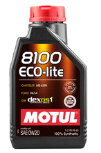 Load image into Gallery viewer, Motul 1L Synthetic Engine Oil 8100 0W20 ECO-LITE