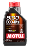 Motul 1L Synthetic Engine Oil 8100 0W20 ECO-LITE