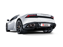 Carica l&#39;immagine nel visualizzatore di Gallery, Akrapovic 16-16 Lamborghini Huracan LP 580-2 Coupe/Spyder Slip-On Line (Titanium) w/ Carbon Tips