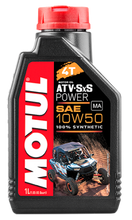 Cargar imagen en el visor de la galería, Motul 1L ATV-SXS POWER 4-Stroke Engine Oil 10W50 4T - Case of 12