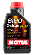 Load image into Gallery viewer, Motul 1L Synthetic Engine Oil 8100 X-CLEAN Gen 2 5W40 - Single