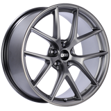 BBS CI-R 20x9 5x112 ET25 Platinum Silver Polished Rim Protector Wheel -82mm PFS/Clip Required