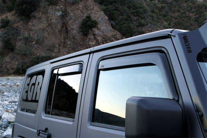 EGR 07+ Jeep Wrangler JK In-Channel Window Visors - Set of 4 (575151)