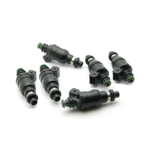 Load image into Gallery viewer, DeatschWerks Mitsubishi 90-01 3000GT 3.0TT 800cc Low Impedance Top Feed Injectors (Matched Set of 6)