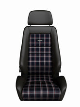 Cargar imagen en el visor de la galería, Recaro Classic LX Seat - Black Leather/Classic Checkered Fabric