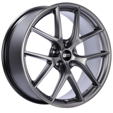 BBS CI-R 20x8.5 5x114.3 ET40 Platinum Silver Polished Rim Protector Wheel -82mm PFS/Clip Required