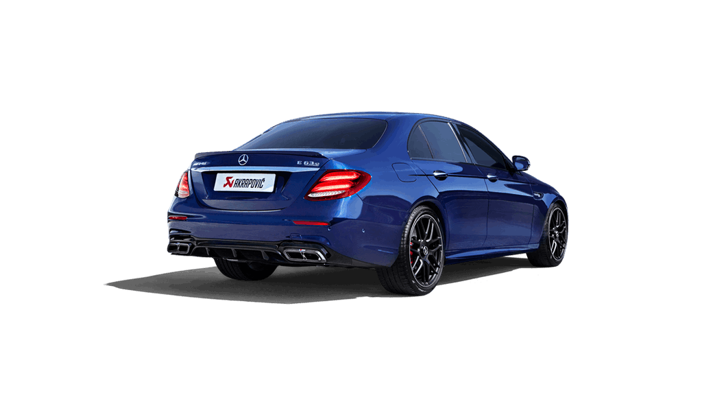 Akrapovic Evolution Tail Pipe Set (High Gloss Carbon) for 2018 Mercedes Benz E63/ Estate (W213/ S213) - 2to4wheels