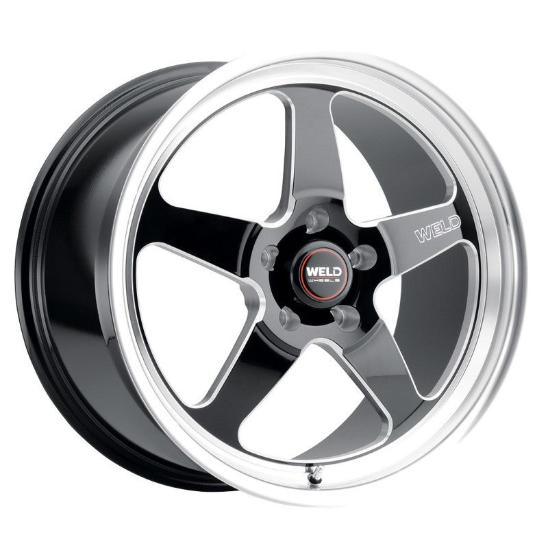 Weld 15x10 Ventura Drag 5x114.3 ET25 BS6.50 Gloss BLK MIL DIA 78.1