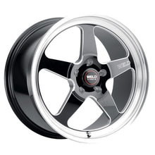 Charger l&#39;image dans la galerie, Weld 15x5 Ventura 5x120.65 ET19 BS3.75 Gloss BLK MIL DIA 78.1