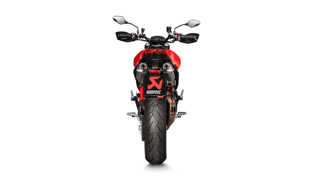 Akrapovic GP Slip-On Exhaust Ducati Hypermotard 950 / 950SP 2019-2021 - (MPN # S-D9SO11-HCBT) - 2to4wheels