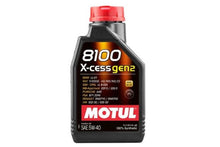 Load image into Gallery viewer, Motul 1L Synthetic Engine Oil 8100 5W40 X-CESS - Case of 12