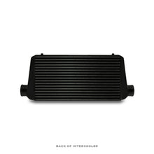 Cargar imagen en el visor de la galería, Mishimoto Universal Black R Line Intercooler Overall Size: 31x12x4 Core Size: 24x12x4 Inlet / Outlet