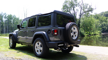 Laden Sie das Bild in den Galerie-Viewer, Corsa 18+ Jeep Wrangler JL 2.5in Dual Rear Exit Black Tips Touring Axle-Back Exhaust
