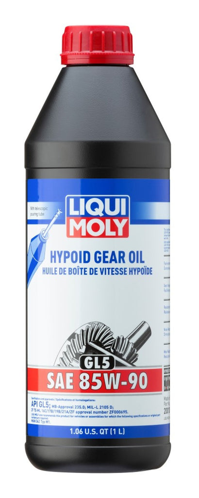 LIQUI MOLY 1L Hypoid Gear Oil (GL5) SAE 85W90 - Single
