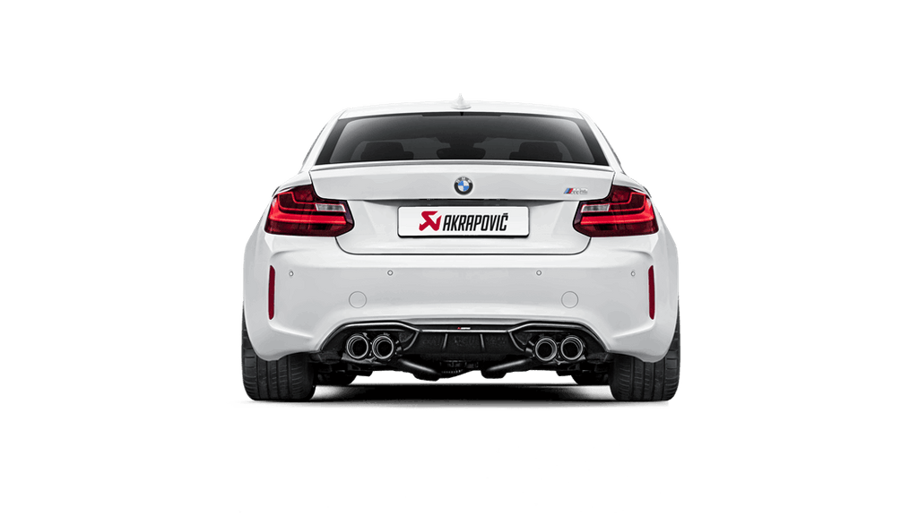 Akrapovic Rear Carbon Fiber Diffuser for 2016-17 BMW M2 (F87) / 2018+ BMW M2 Competition/M2 CS (F87N) - 2to4wheels