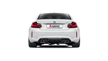 Cargar imagen en el visor de la galería, Akrapovic Rear Carbon Fiber Diffuser for 2016-17 BMW M2 (F87) / 2018+ BMW M2 Competition/M2 CS (F87N) - 2to4wheels