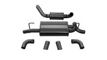 गैलरी व्यूवर में इमेज लोड करें, Corsa 18+ Jeep Wrangler JL 2.5in Dual Rear Turn Down Exit Black Touring Axle-Back Exhaust