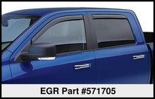 Load image into Gallery viewer, EGR 07-12 Chev Silverado 1500/2500/3500 Crw Cb In-Channel Window Visors - Set of 4 - Matte (571705)