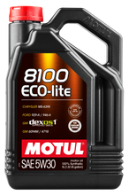 Load image into Gallery viewer, Motul 5L Synthetic Engine Oil 8100 5W30 ECO-LITE - Single