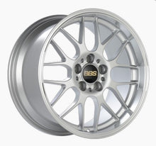 Charger l&#39;image dans la galerie, BBS RG-R 19x8.5 5x114.3 ET18 Sport Silver Polished Lip Wheel -82mm PFS/Clip Required