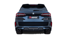 Cargar imagen en el visor de la galería, Akrapovic Slip-On Line (Titanium) w/Carbon Fiber Titanium Tips for 2020+ BMW X5M (F95)/X6M (F96) - 2to4wheels