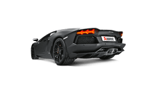 Load image into Gallery viewer, Akrapovic Slip-On Line (Titanium-Inconel) w/ Carbon Titanium Tips for 2011-17 Lamborghini Aventador - 2to4wheels
