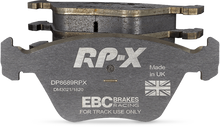 Cargar imagen en el visor de la galería, EBC 97-09 Porsche Boxster (986/987 w/Cast Iron Discs) RP-X Race Front Brake Pads