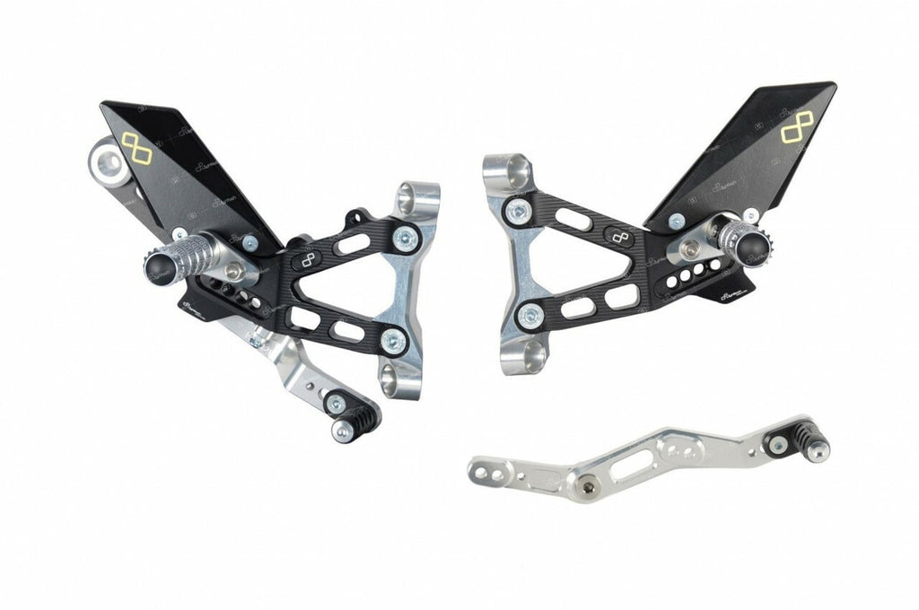 Lightech Fixed Footpegs for BMW S1000RR 2020-21 Standard/Reverse - (MPN # FTRBM007) - 2to4wheels